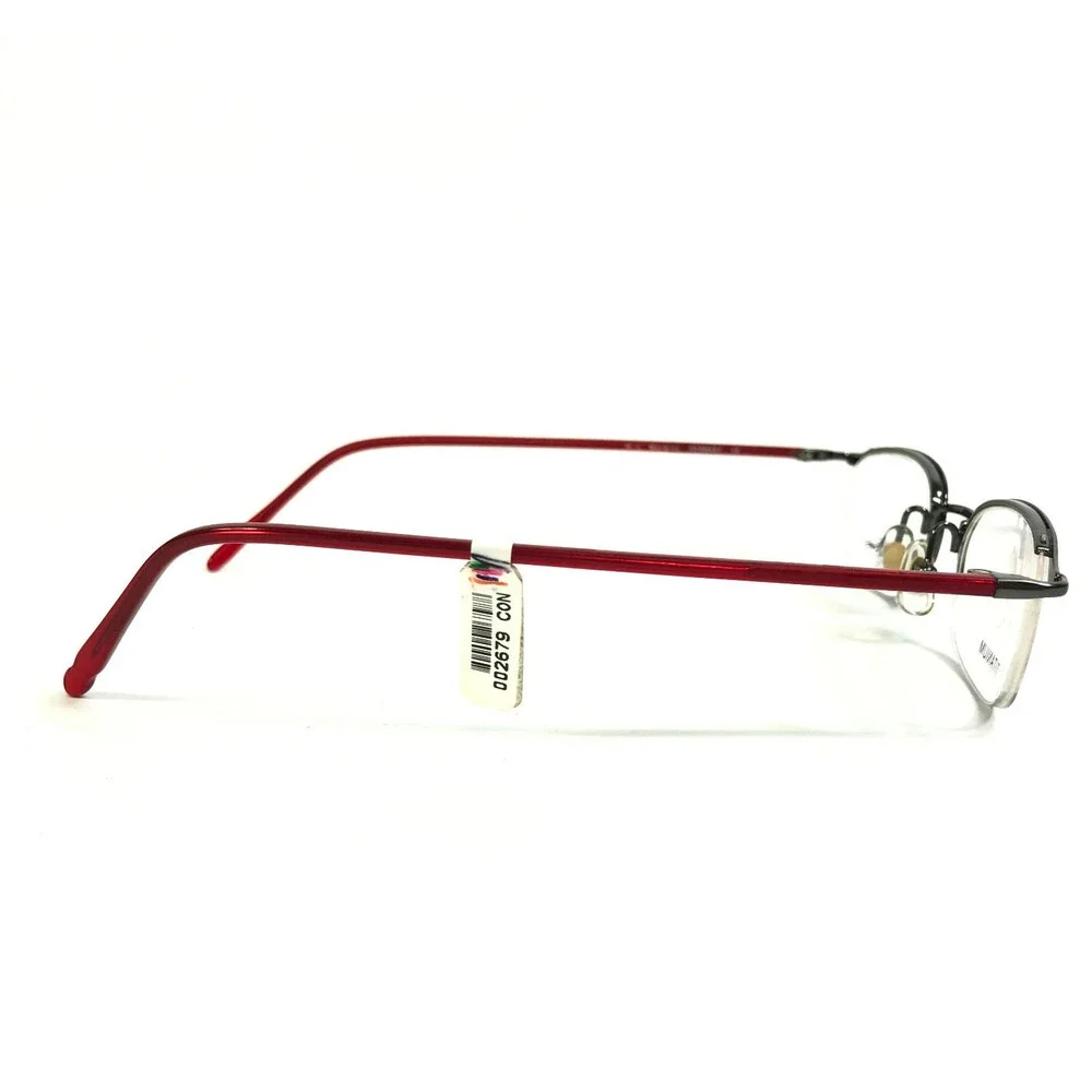 Conquistador Eyeglasses Frames TNP 3 70 Burgundy Red Silver Titanium 47-20-140